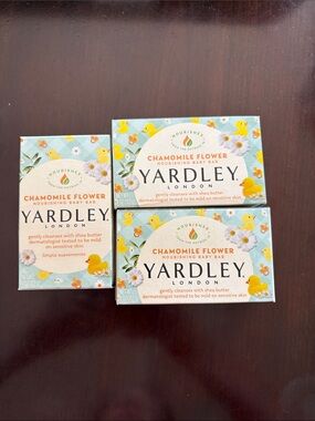 Yardley Chamomile Flower Nourishing Baby Bar -‎ 3 bars